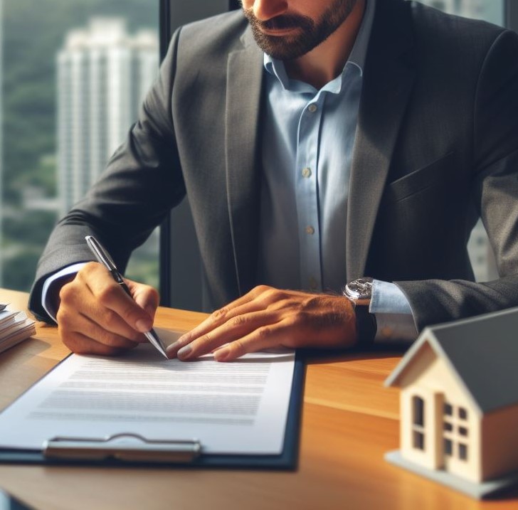 expert immobilier document juridique officiel signé